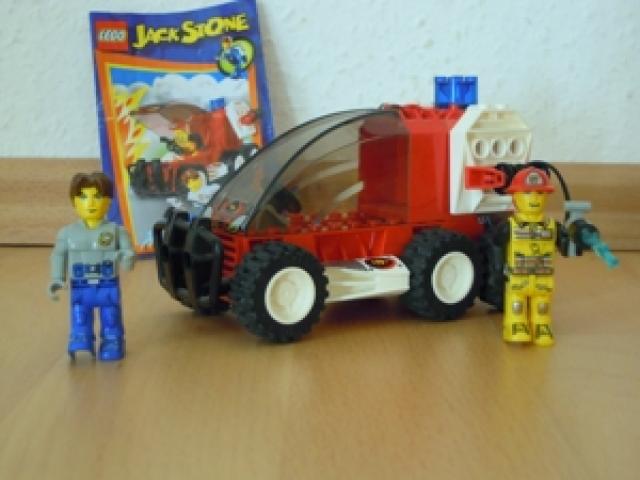 LEGO JACK STONE, Feuerwehrauto und Rettungsboot-Transporter - 1